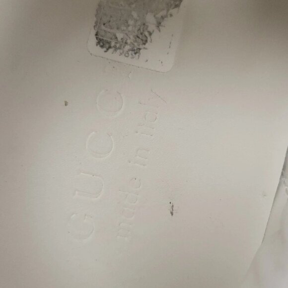 (65361-1) Gucci White Bee Runner Shoes - Size 8 Men's - Picture 14 of 15